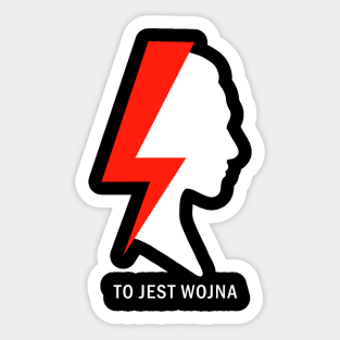 To jest wojna Sticker